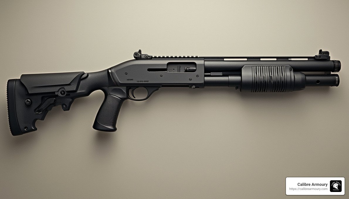 12 gauge tactical shotgun